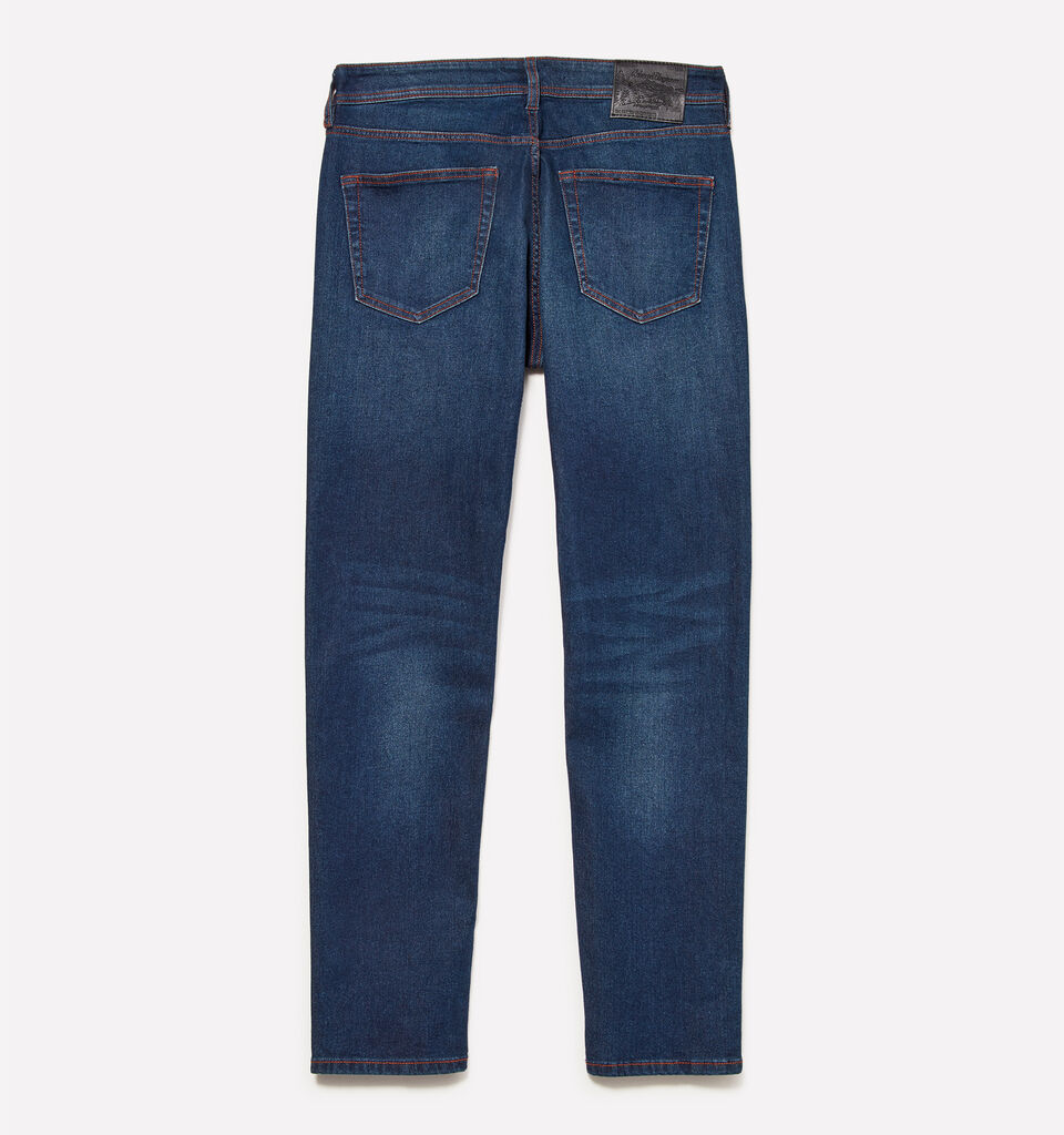 Τζιν Style 74 slim fit μπλε - τζιν slim fit ανδρικά - Σκουρο Μπλε | Sisley image number 2